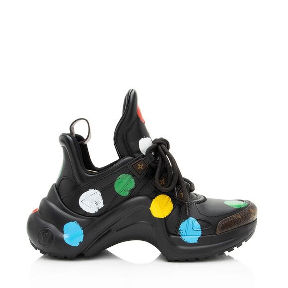 Louis Vuitton Shoes - Louis Vuitton x YK Monogram Canvas Dots Archlight Sneakers - Size 7 / 37